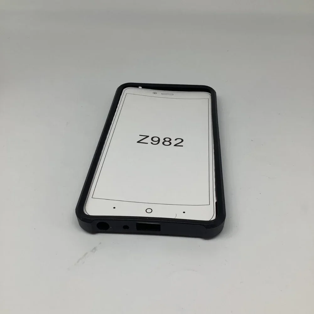 ZTE Sequoia‎ Z982 Hard Phone Case Black and Purple